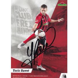 Autogramm Fussball | SC Freiburg | 2019 | Yoric RAVET