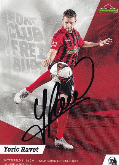 Autogramm Fussball | SC Freiburg | 2019 | Yoric RAVET