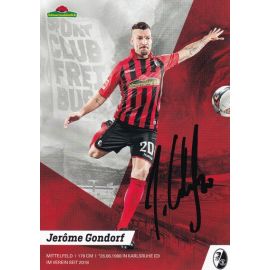 Autogramm Fussball | SC Freiburg | 2019 | Jerome GONDORF
