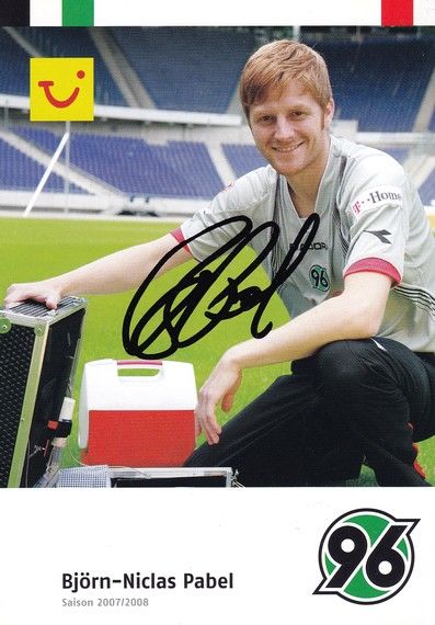Autogramm Fussball | Hannover 96 | 2007 | Björn-Niclas PABEL