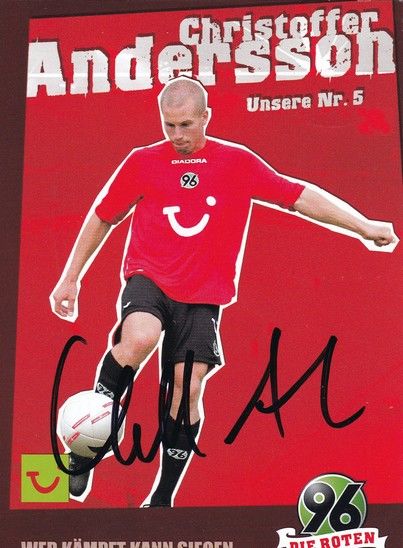 Autogramm Fussball | Hannover 96 | 2006 | Christoffer ANDERSSON