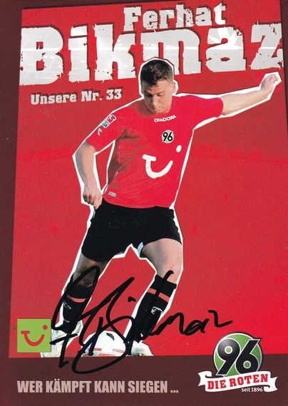 Autogramm Fussball | Hannover 96 | 2006 | Ferhat BIKMAZ