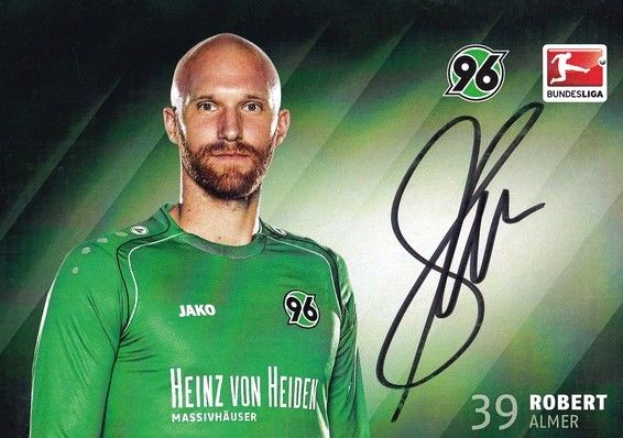 Autogramm Fussball | Hannover 96 | 2014 | Robert ALMER