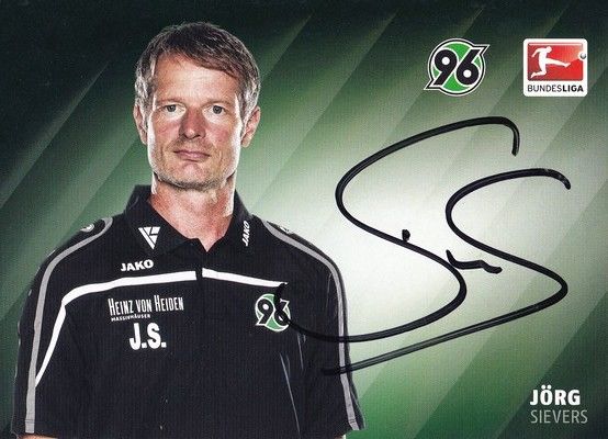 Autogramm Fussball | Hannover 96 | 2014 | Jörg SIEVERS