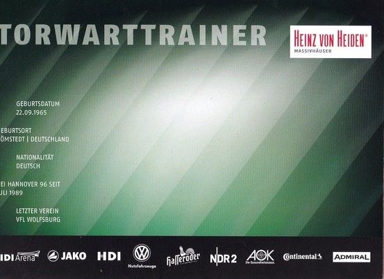 Autogramm Fussball | Hannover 96 | 2014 | Jörg SIEVERS