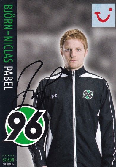 Autogramm Fussball | Hannover 96 | 2008 | Björn-Niclas PABEL