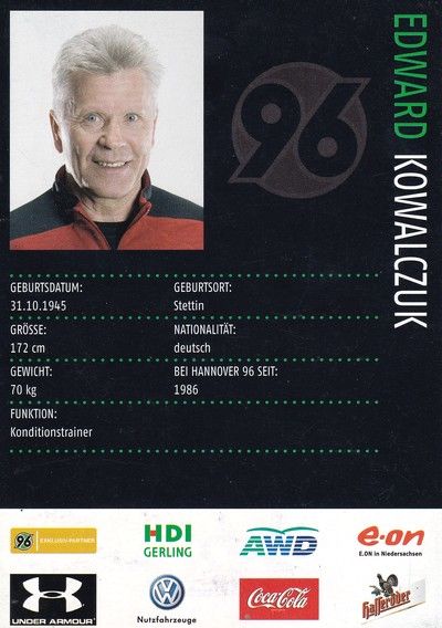Autogramm Fussball | Hannover 96 | 2008 | Edward KOWALCZUK