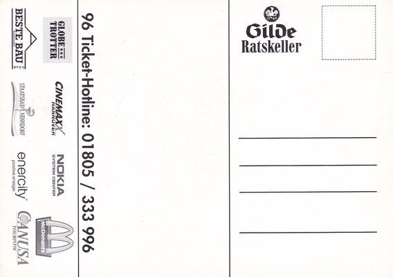 Autogramm Fussball | Hannover 96 | 2001 | Jiri KAUFMAN