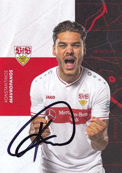Autogramm Fussball | VfB Stuttgart | 2020 | Konstantinos MAVROPANOS