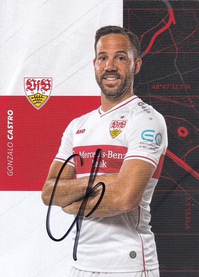 Autogramm Fussball | VfB Stuttgart | 2020 | Gonzalo CASTRO