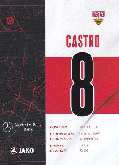 Autogramm Fussball | VfB Stuttgart | 2020 | Gonzalo CASTRO
