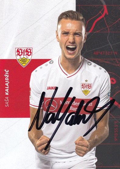 Autogramm Fussball | VfB Stuttgart | 2020 | Sasa KALAJDZIC