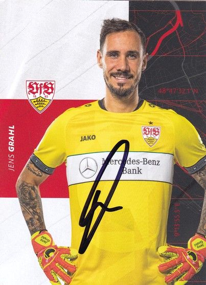 Autogramm Fussball | VfB Stuttgart | 2020 | Jens GRAHL