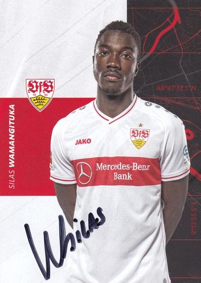Autogramm Fussball | VfB Stuttgart | 2020 | Silas WAMANGITUKA