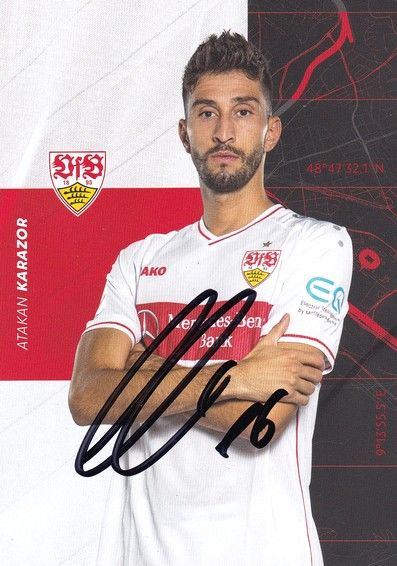 Autogramm Fussball | VfB Stuttgart | 2020 | Atakan KARAZOR