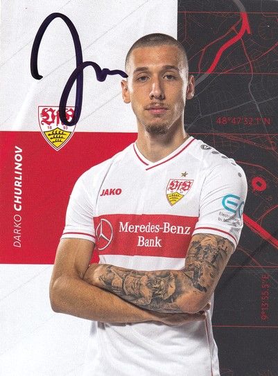 Autogramm Fussball | VfB Stuttgart | 2020 | Darko CHURLINOV
