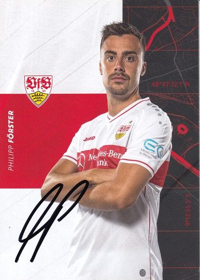 Autogramm Fussball | VfB Stuttgart | 2020 | Philipp FÖRSTER