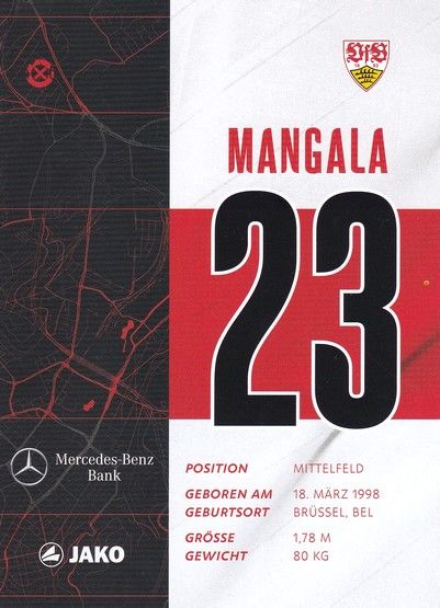 Autogramm Fussball | VfB Stuttgart | 2020 | Orel MANGALA