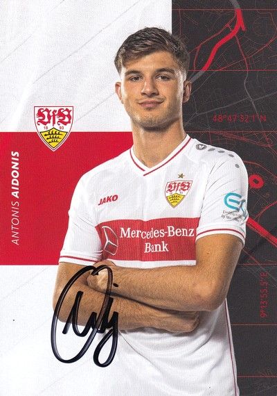 Autogramm Fussball | VfB Stuttgart | 2020 | Antonis AIDONIS