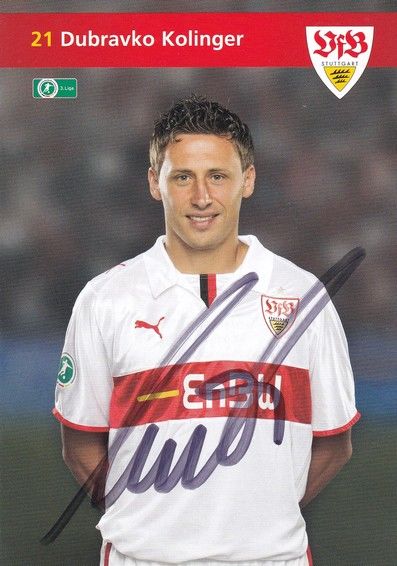 Autogramm Fussball | VfB Stuttgart II | 2008 | Dubravko KOLINGER