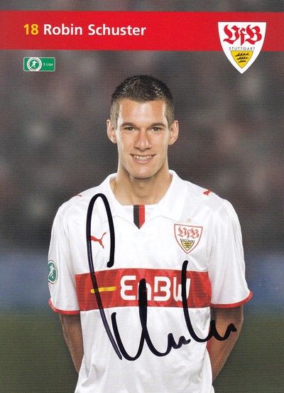 Autogramm Fussball | VfB Stuttgart II | 2008 | Robin SCHUSTER