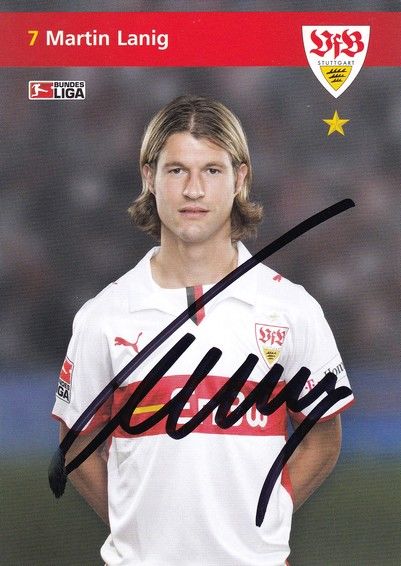 Autogramm Fussball | VfB Stuttgart | 2008 | Martin LANIG