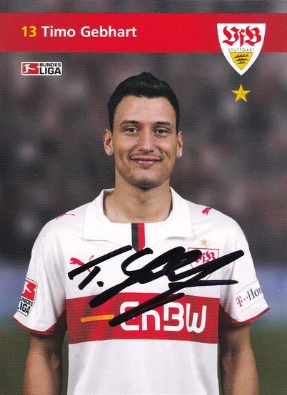 Autogramm Fussball | VfB Stuttgart | 2008 | Timo GEBHART