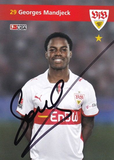 Autogramm Fussball | VfB Stuttgart | 2008 | Georges MANDJECK