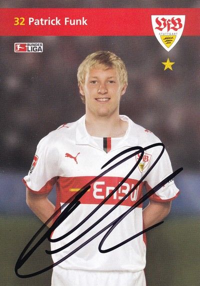 Autogramm Fussball | VfB Stuttgart | 2008 | Patrick FUNK