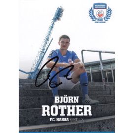 Autogramm Fussball | Hansa Rostock | 2020 | Björn ROTHER