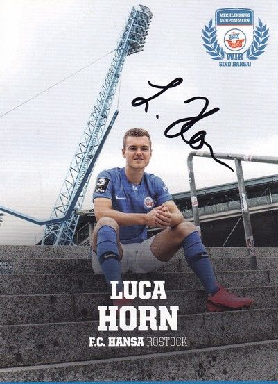 Autogramm Fussball | Hansa Rostock | 2020 | Luca HORN