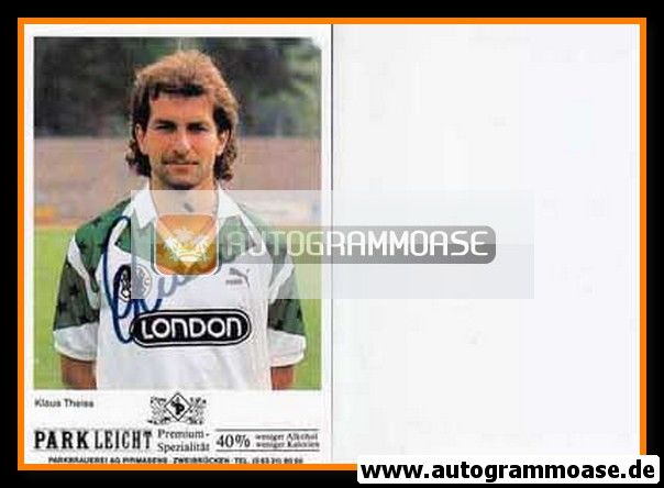 Autogramm Fussball | FC Homburg | 1989 | Klaus THEISS