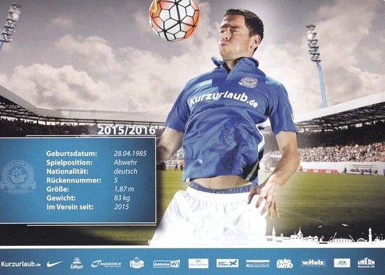 Autogramm Fussball | Hansa Rostock | 2015 | Matthias HENN