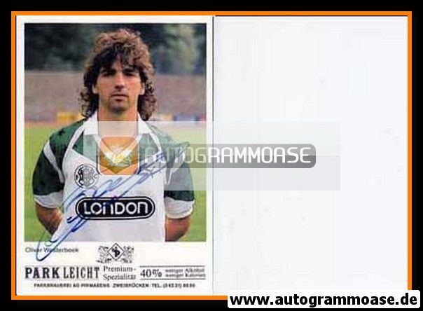 Autogramm Fussball | FC Homburg | 1989 | Oliver WESTERBEEK