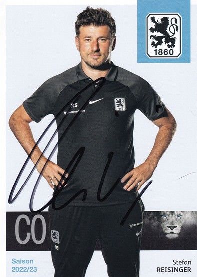 Autogramm Fussball | TSV 1860 München | 2022 | Stefan REISINGER