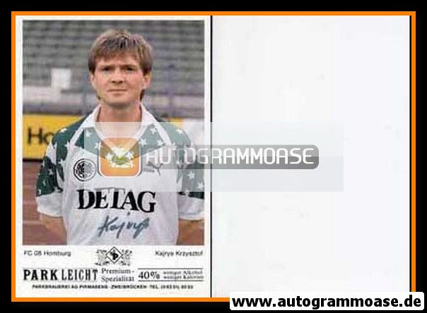 Autogramm Fussball | FC Homburg | 1990 | Krzysztof KAJRYS
