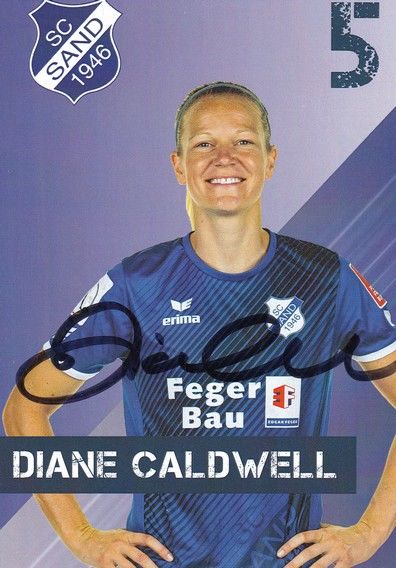 Autogramm Fussball (D) | SC Sand 1946 | 2020 | Diane CALDWELL