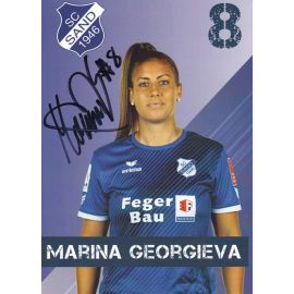 Autogramm Fussball (D) | SC Sand 1946 | 2020 | Marina GEORGIEVA