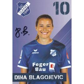 Autogramm Fussball (D) | SC Sand 1946 | 2020 | Dina BLAGOJEVIC