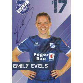 Autogramm Fussball (D) | SC Sand 1946 | 2020 | Emily EVELS