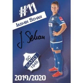 Autogramm Fussball (D) | SC Sand 1946 | 2019 | Jasmin SEHAN