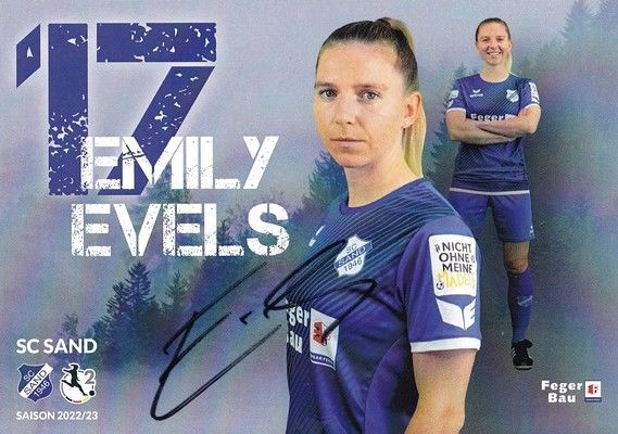 Autogramm Fussball (D) | SC Sand 1946 | 2022 | Emily EVELS
