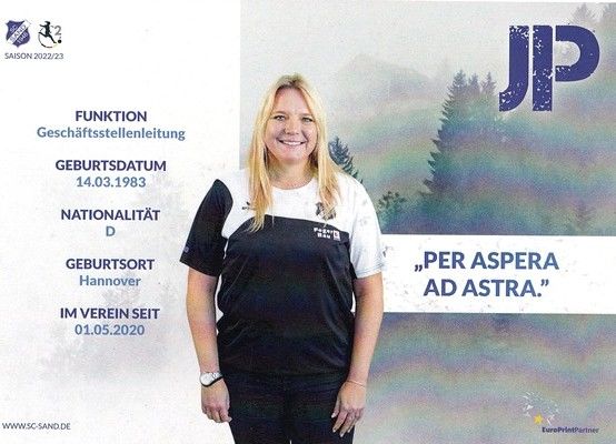 Autogramm Fussball (D) | SC Sand 1946 | 2022 | Jessica PRELLE
