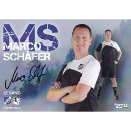 Autogramm Fussball (D) | SC Sand 1946 | 2022 | Marco SCHÄFER
