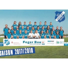 Mannschaftskarte Fussball (D) | SC Sand 1946 | 2017