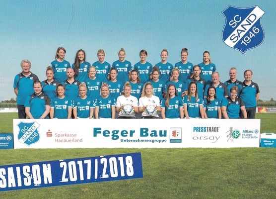 Mannschaftskarte Fussball (D) | SC Sand 1946 | 2017