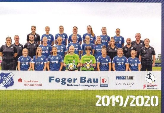 Mannschaftskarte Fussball (D) | SC Sand 1946 | 2019