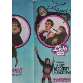 Autogramm Zirkus | Bobby BEROSINI | 1970er (Broschüre Las Vegas) Orangutans