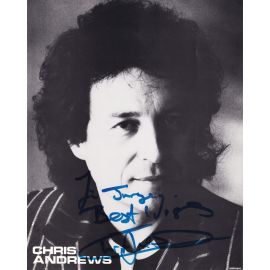 Autogramm Pop | Chris ANDREWS | 1980er (Portrait SW XL)