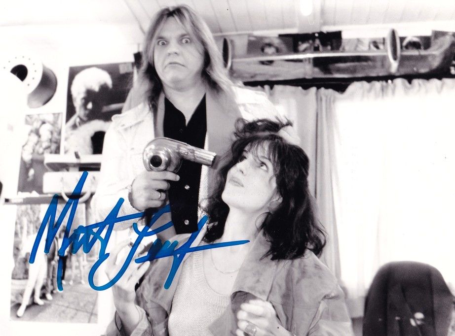 Autogramm Rock (USA) | MEAT LOAF | 1985 Foto "Formel Eins Film" (Portrait SW XL)